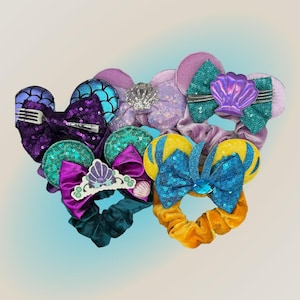Chouchous oreilles de souris - Little Mermaid Hawaii ariel