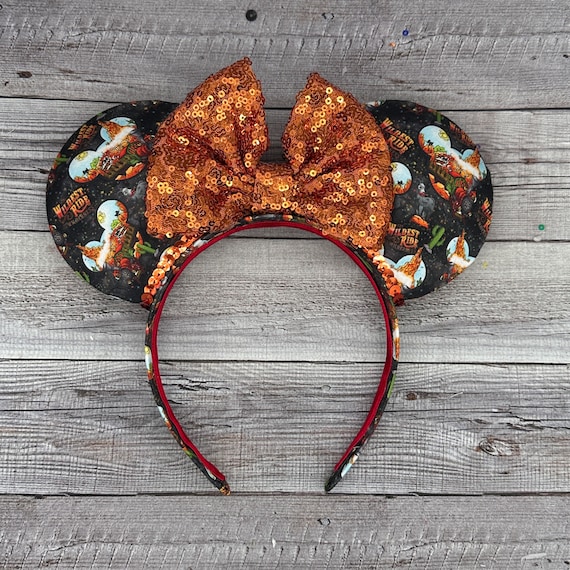 Minnie Mouse thunder mountain railroad ears‎ headband Minnie Mouse: The Main Attraction Ear Headband – Big Thunder  main image 3