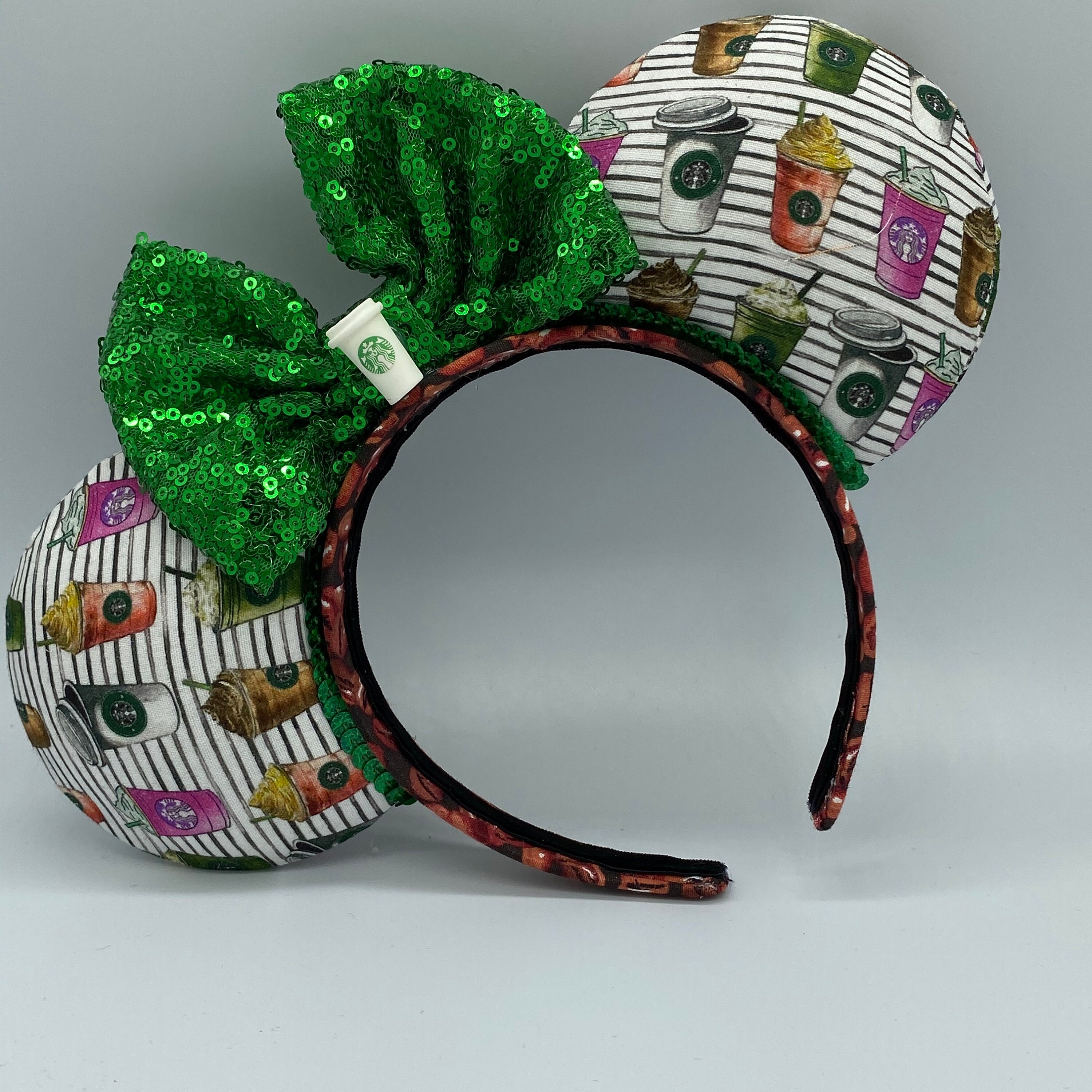 Coffee Lovers Mouse Ears - Minnie, Mouse, Starbucks, Latte  display picture 3