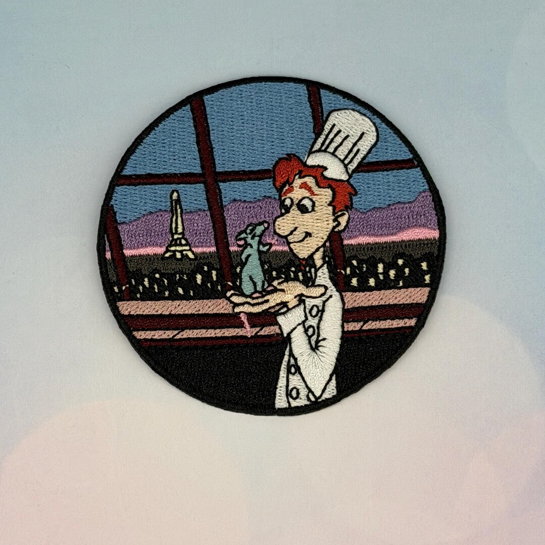 Remy Ratatouille Iron-on Patch - Epcot Mice , Jacket, Backpack, Hat ...