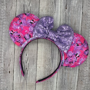 Madam Mim Mouse Ears -Sword In the Stone, Arthur, classic , Archimedes, Owl, dragon, , Minnie, disneyland