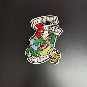 Alan-A-Dale opstrijkbare patch - Robin Hood Oo de lolly