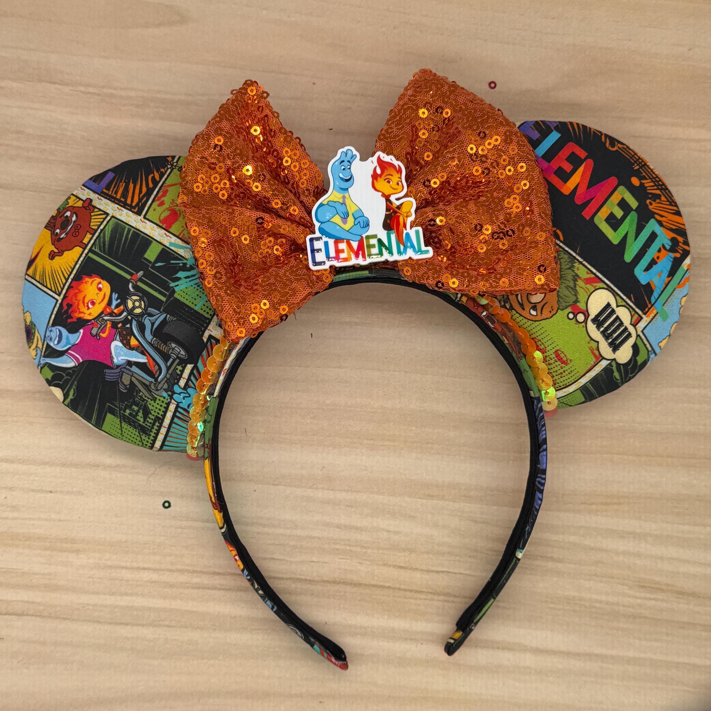 Elemental Mouse Ears - Wade, Ember, Fire, Water, Element, Pixar