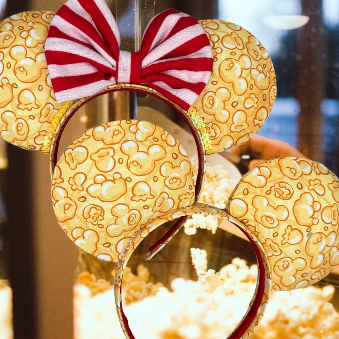 Popcorn Mouse Ears - Snack, Coffee, Ice Cream, Waffle, Minnie