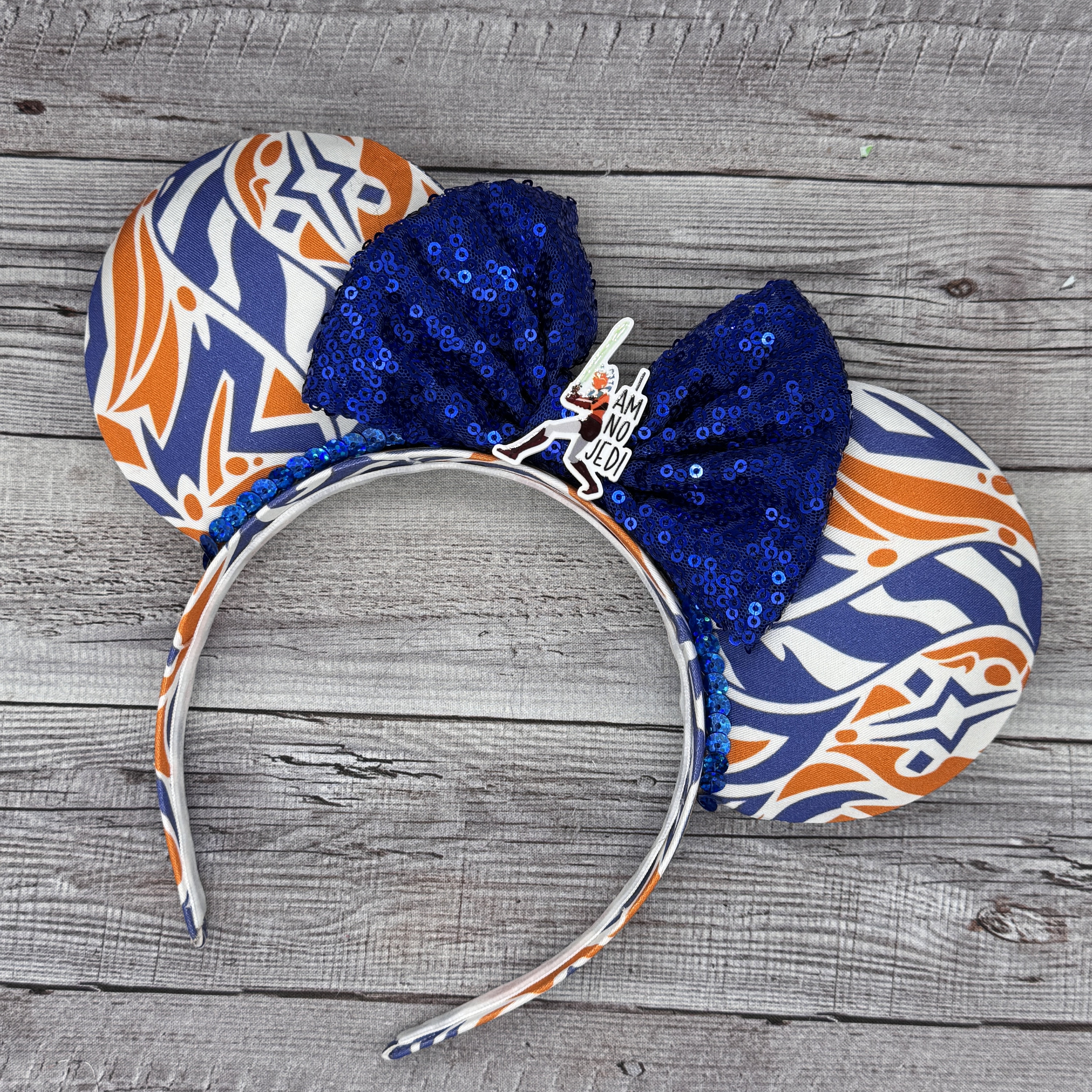 Ashoka Stripes Mouse Ears - Star Wars, Rebels, Alliance 