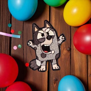 Naszywka do prasowania Muffin - Bluey Chcę zrobić to, czego chcę DLAND