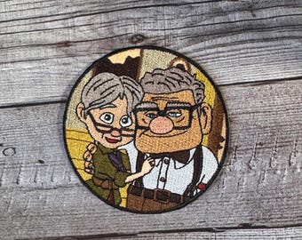 carl and ellie Iron on patch - Up DLAND