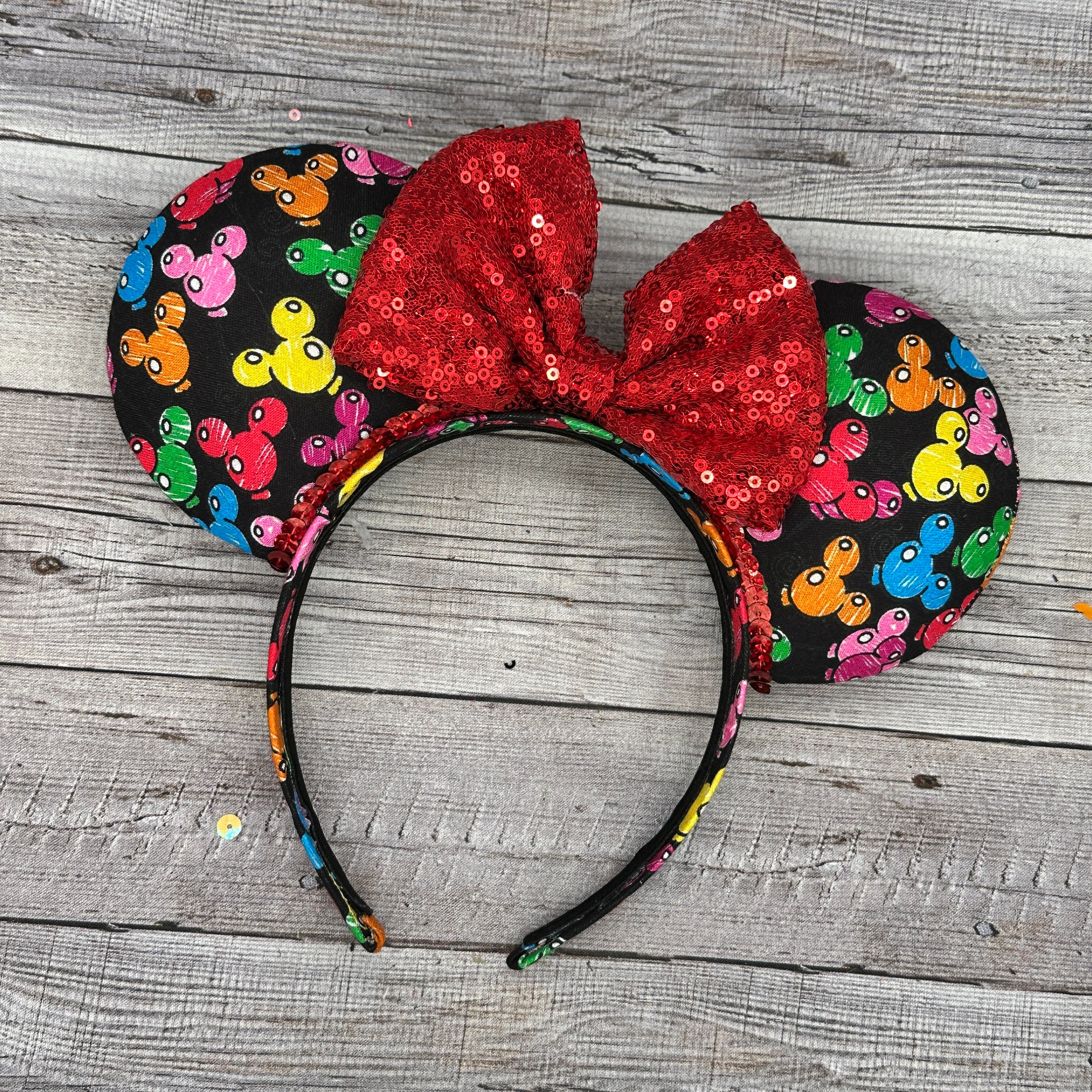 Disney Parks Black /Red Bow Minnie Mouse Headband 61666-s1.jpg main image 2