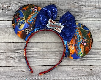 Splash Mountain Mouse ears - Minnie, Mickey, Briar Rabbit, Fox, Bear, Disneyland Attractions, Zip a di do Da