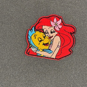 Ariel Bügelbild -PIxar, Flunder, Jacke, Rucksack, Mütze, Prinzessin, Disney Bogo