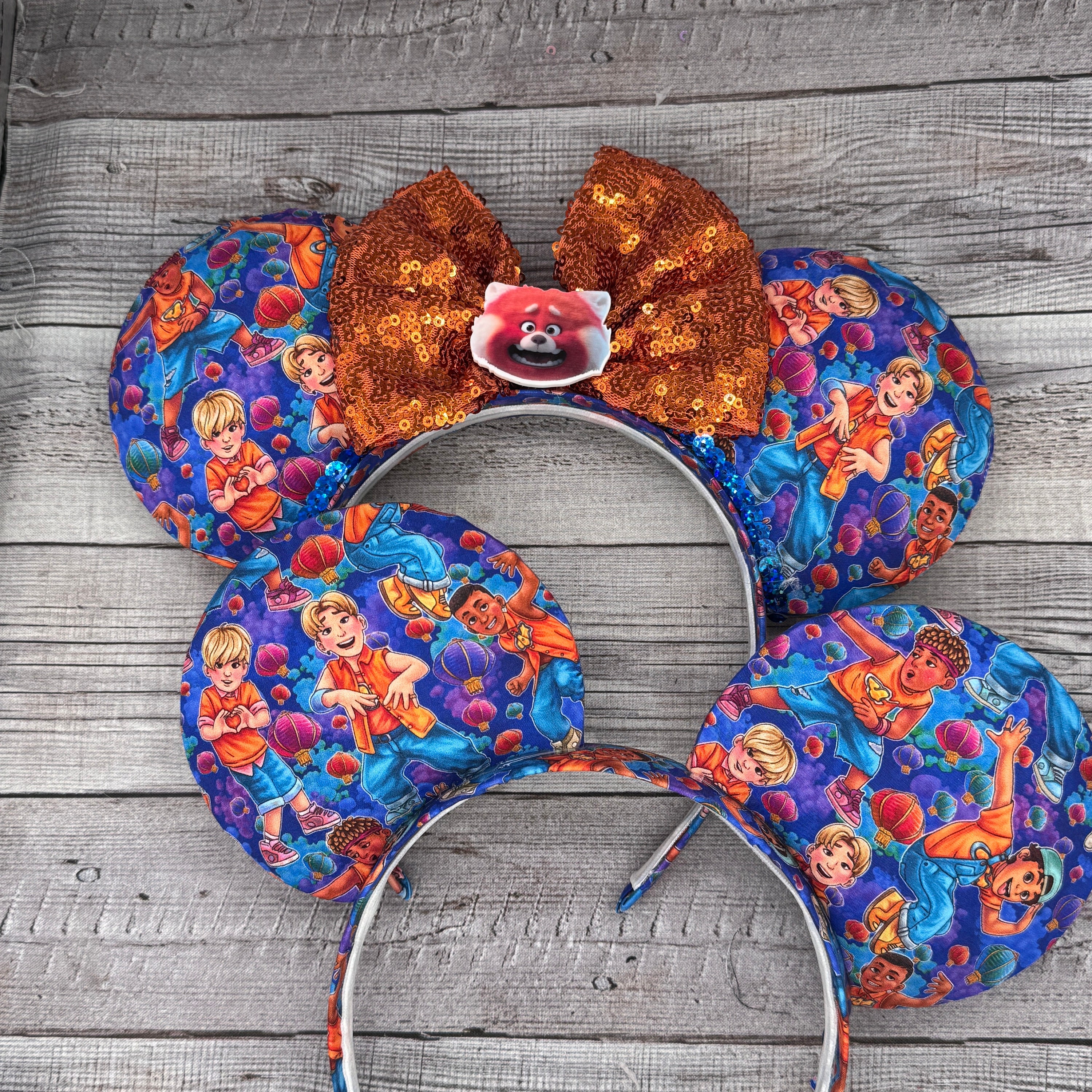 Turning Red Ear Headband NWT Disney Pixar Panda Minnie Ears New  main image 2