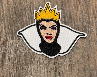 Evil Queen Iron-on Patch - Jacket, Backpack, Hat, sleeping beauty, villain , queen, maleficent