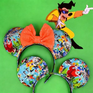 Goofy Movie Ears - goofy movie, power line, Minnie Mouse, Mouse, Pete, 90s, the goofy movie, max , disneyland, goof troop