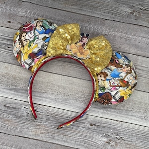 Beauty and The Beast Belle Mouse Ears - Christmas, Minnie Mouse, , Princess