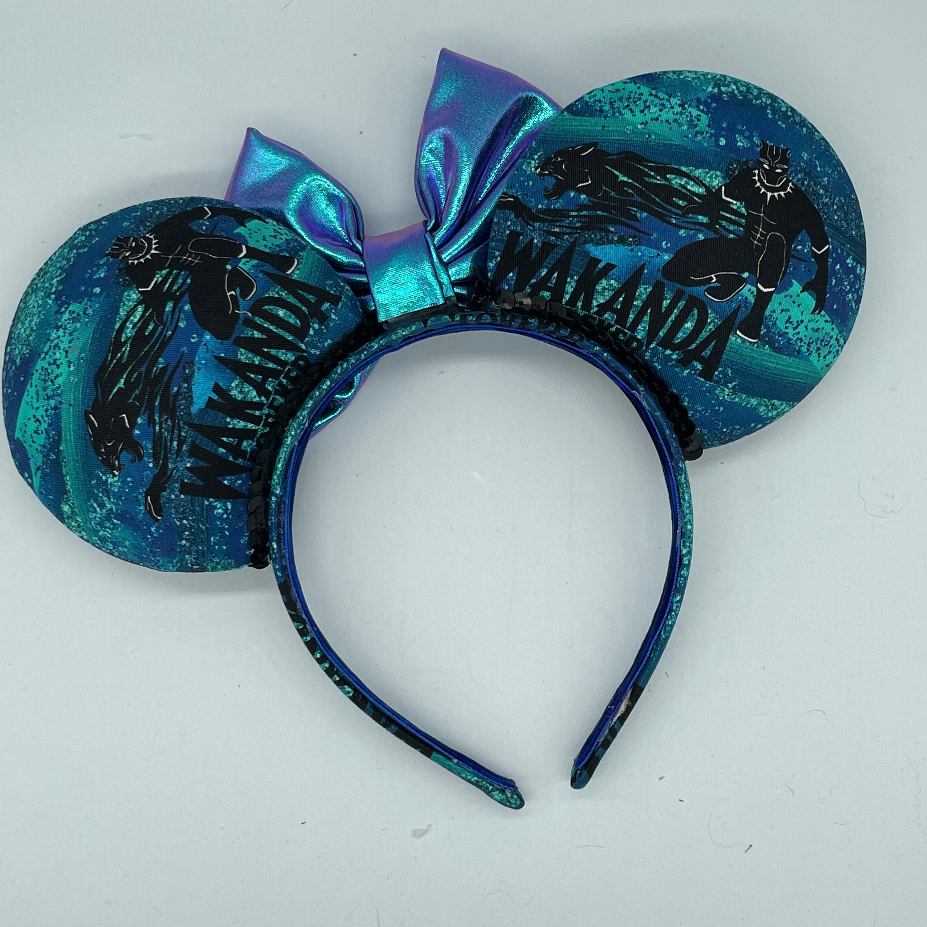 3 Pairs of Wakanda Forever Mickey Ears Headband Marvel Disney Disney Parks Black Panther Wakanda Forever Mickey Ears  main image 4