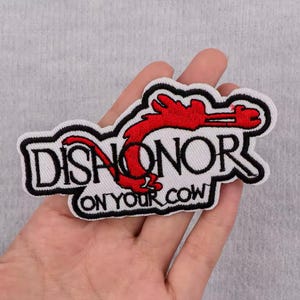 Mushu Dragon Iron on patch - Mulan Dishonor 2026