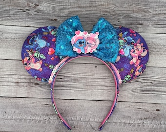 Disney Ears Mickey Ears | Valentines Kissing Angel and  display picture 3