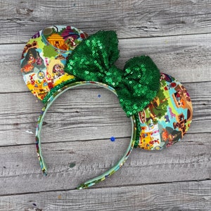 Adventureland Mouse Ears - pirates, jungle cruise, Indiana Jones, tiki room, land, magic kingdom, Mouse, Minnie