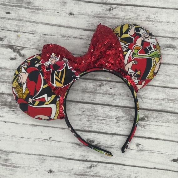 Queen of Hearts Mouse Ears Alice nel Paese delle Meraviglie, Cattivi,  Minnie Mouse, Topo Mouse, , Halloween -  Italia