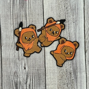 Parche termoadhesivo de Ewok - Osos de Star Wars 2026