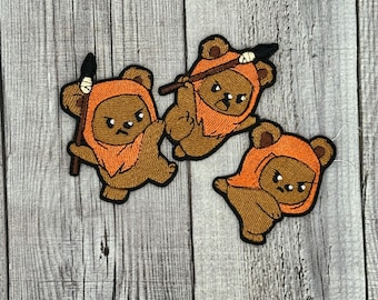 Ewok Iron on patch - Star wars bears