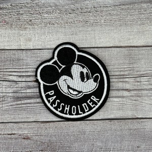 Ap Passholder Iron-on Patch -Solo, Passholder, , Jacket, Backpack, Hat Annual Passholder bogo