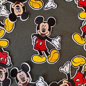 Classic mickey Iron-on Patch - Ears Jacket, Backpack, Hat,