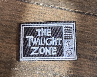 Twilight Zone Iron-on Patch -Solo, Passholder, , Jacket, Backpack, Hat tower of terror