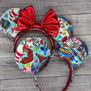Ride Mouse Ears - Minnie, Mouse, Walt Disney, fantasyland, Tomorrowland, rides, vintage
