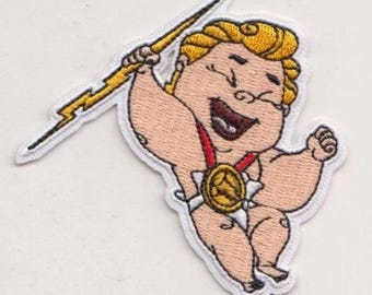 Baby Hercules Iron on patch - Back Pack, Hat, Denim Jacket, Hercules, Pegasus