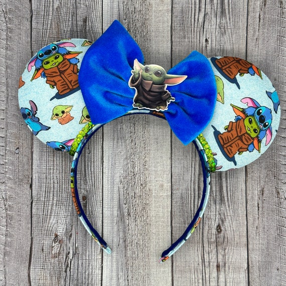 Disney Star Wars Minnie Ears Mandalorian Baby Yoda Ears Star Wars Mickey Ears | the Mandalorian Grogu | the Child  main image 3