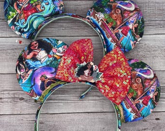 Te Fiti & Maui inspired Disney Ears Te-fiti & Maui Embroidery Mouse Ears - Etsy main image 3