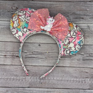 Marie Mouse Ears - Minnie Mouse, Mouse, Marie, duchess, O’Malley, Berlioz, Toulouse, cats, cat,
