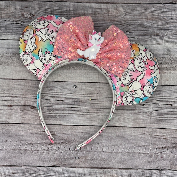 Marie Mouse Ears - Minnie Mouse, Mouse, Marie, duchess, O’Malley, Berlioz, Toulouse, cats, cat,