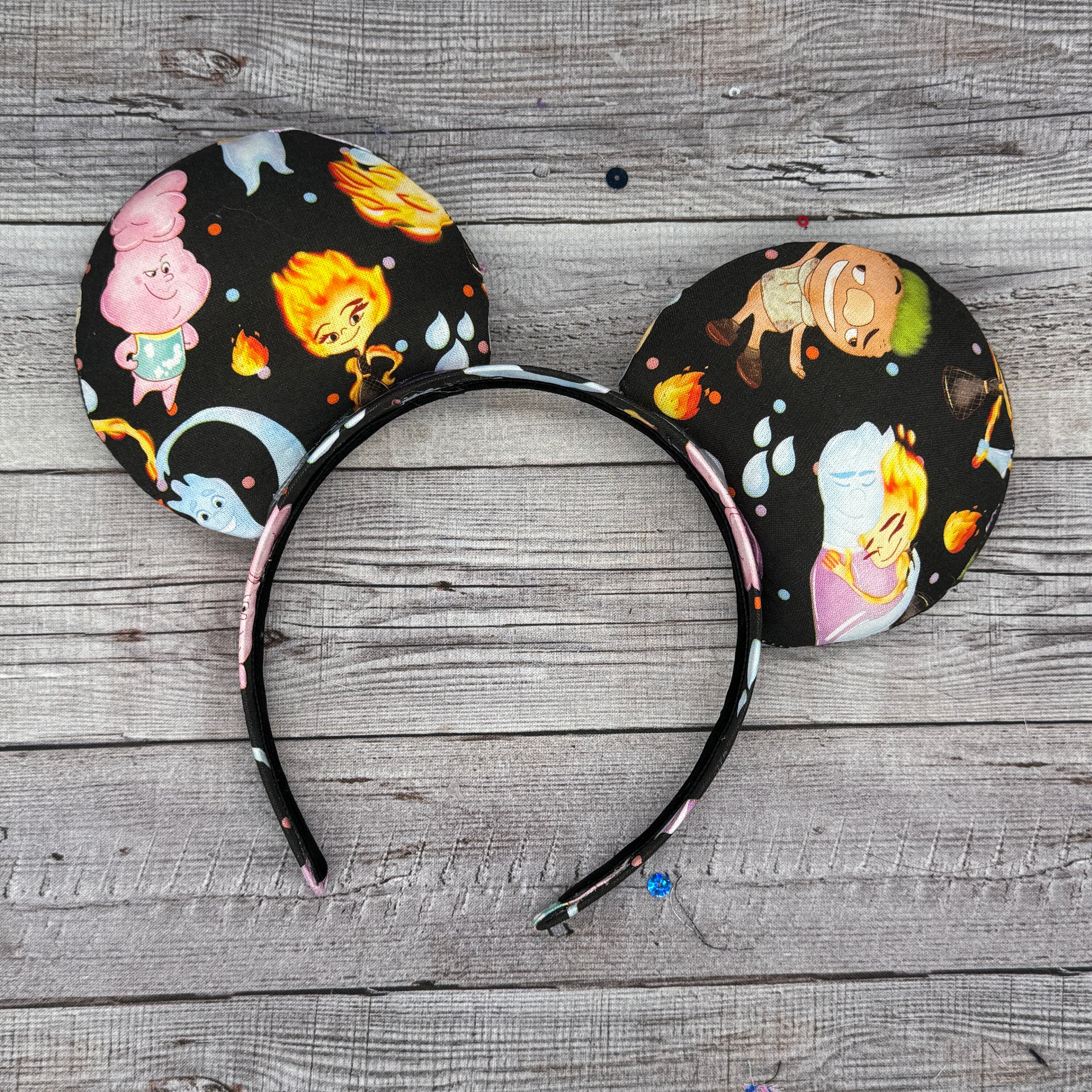 Elemental Mouse Ears - Wade, Ember, Fire, Water, Element, Pixar