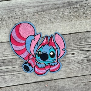 Stitch Cheshire Cat Iron on patch - 626 lilo alien