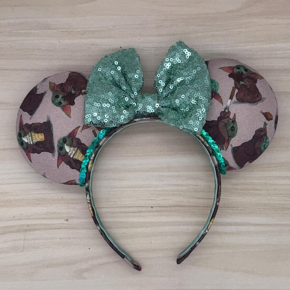 Ready to Ship - the Child Snack Mouse Ears - Baby Yoda 