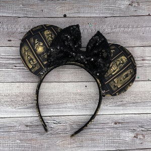 Haunted Mansion Nightmare Weihnachten Mausohren - Minnie, Maus, Maus, Land, Disney, Halloween, Weihnachten, Jack Skellington, World