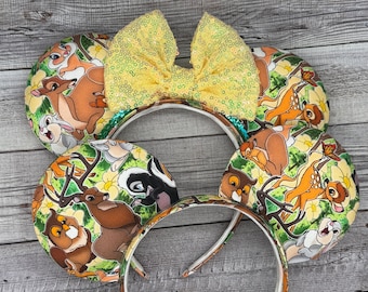 Bunny Mouse Ears, Mickey Ears, Easter Bunny Minnie Headband  display picture 1