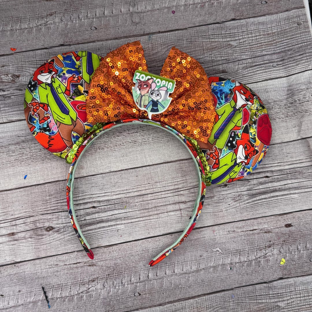 Nick Wild Ears - Minnie Mouse, Mickey Mouse, Judy, Officer Zootopia ...