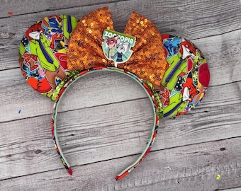 Nick Wild Ears - Minnie Mouse, Mickey Mouse, Judy, el oficial Zootopia