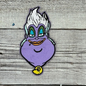 Ursula Iron-on Patch -PIxar, , Jacket, Backpack, Hat, The little Mermaid