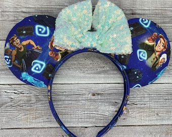 Milo and Kida Atlantis Mouse Ears - Minnie, , Mouse, Magic Kingdom, Nautilis, 20000 Leagues Under the Sea, Submarine