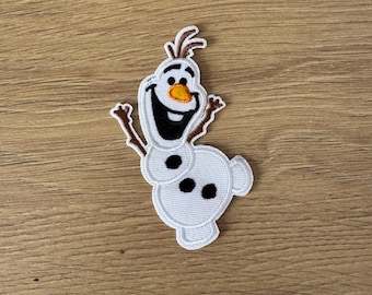 Olaf Iron-on Patch -PIxar, Frozen 2, Jacket, Backpack, Hat, Olaf, Norway Elsa Anna DLAND