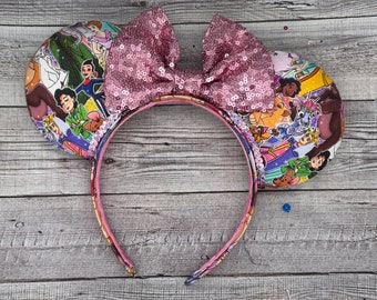 RTS Mom Mouse Ears - Floral, Gift, Hearts, Grandma, Mom, Mother's Day, Mama