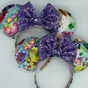 Fantasyland Mouse Ears Dumbo, castle, tea cups, Alice in wonderland, mr toad, carousel, Minnie, , Mouse, princess image 6