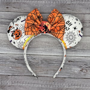 Halloween Witch Mouse Ears - Spiderweb, Minnie, Mouse, Jack o Lantern,  World, Disneyland