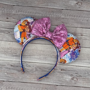 Hercules & Meg Mouse Ears - Couples, Love, Dating, Won&#39;t Say I&#39;m in Love, , Herc, Disney World, Epcot, Greece, Gods, Mouse