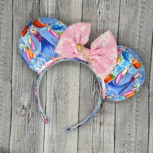 Fairy God Mother Mouse Ears - glass slipper, midnight, prince charming, pumpkin, midnight, cinderella
