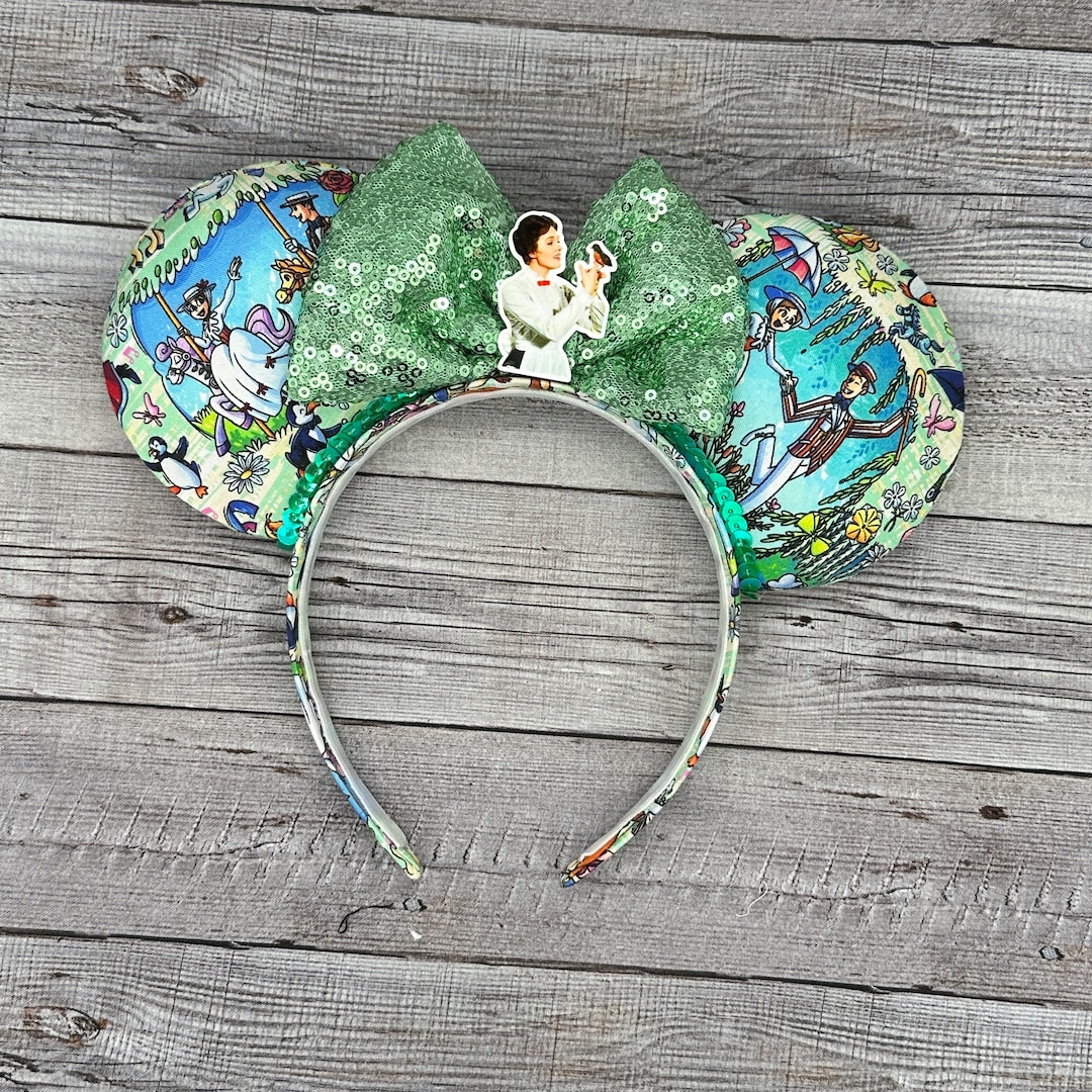 Mary Poppins Mausohren Minnie Maus Maus Land Disney Magic Kingdom Bert Drachen Disney World Stirnband Dooney Etsy